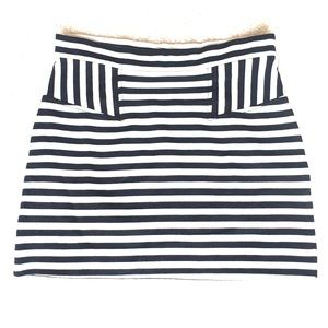 Striped French Connection mini skirt size 6